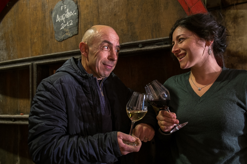 Sylvain et Désirée Fadat, Vigneron, gueules de vignerons, vin nature, Domaine d'Aupilhac, Jean-Yves BARDIN